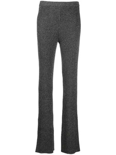 Pantaloni Alberta Ferretti tricotate gri