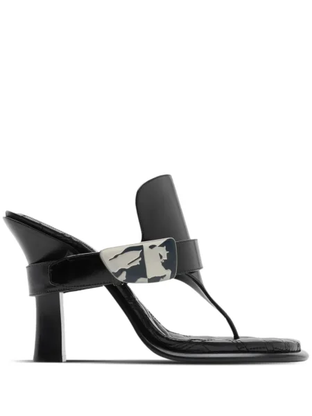 Sandale Burberry din piele negru