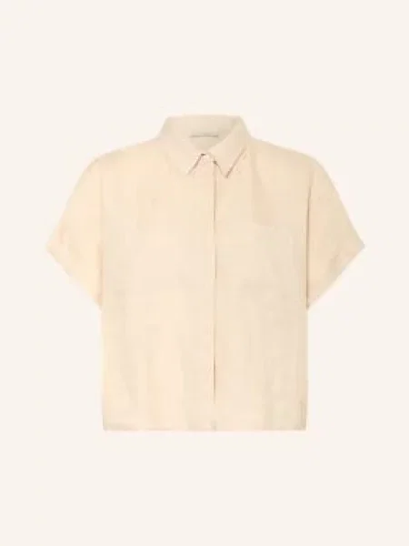 Lilienfels Bluzka Koszulowa Aurelio Z Lnu braun beżowa