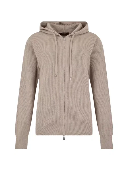 Cardigan Moorer tricotate cu glugă