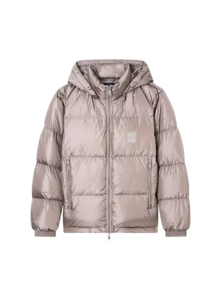 Kurtka puchowa Armani Exchange beżowa