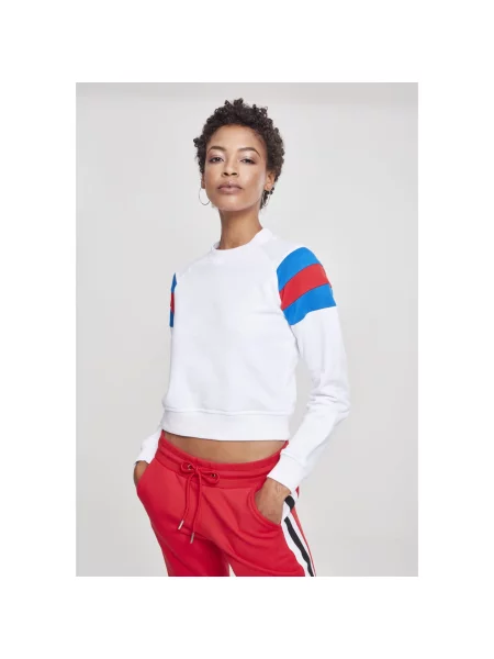 Суитчър Urban Classics на райета бяло