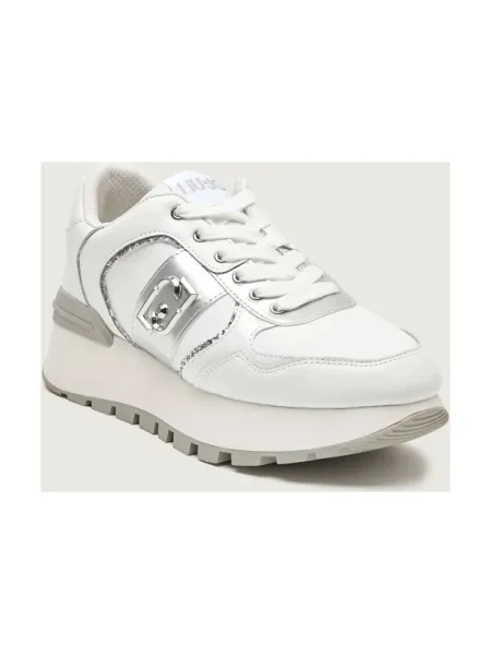 Liu Jo Teniși din piele AMAZING 43 alb