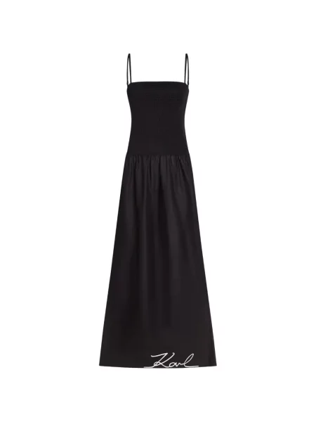 Rochie maxi Karl Lagerfeld negru