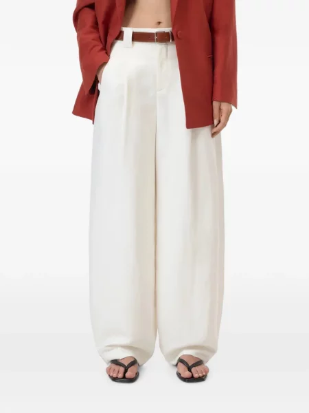 Pantaloni Closed alb