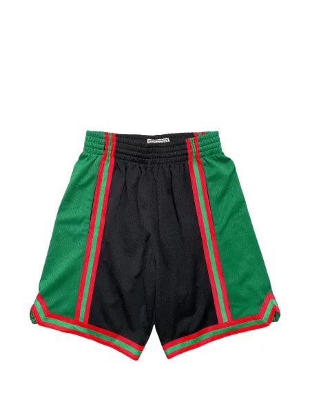 Pantaloni scurți Mitchell & Ness plasă negru