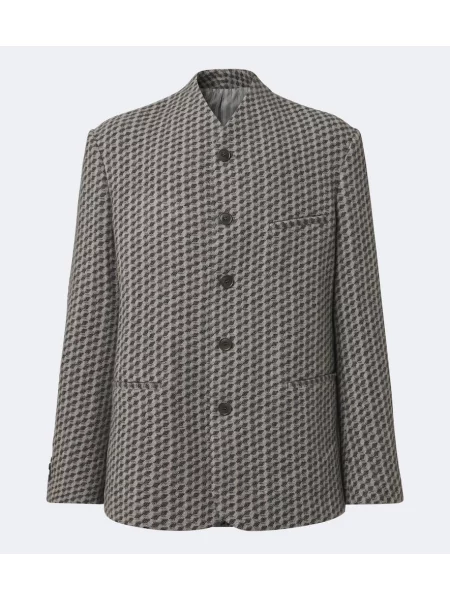 Sacou Giorgio Armani de lână gri