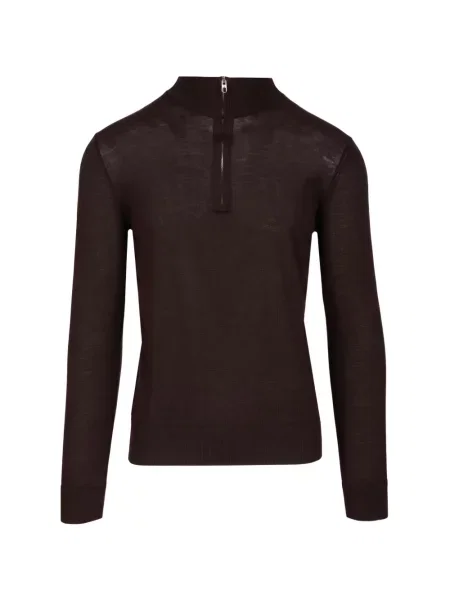 Dzianinowy sweter Al Duca D’aosta 1902 brązowy