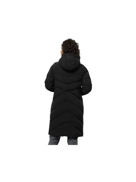 Péřová bunda Jack Wolfskin černá