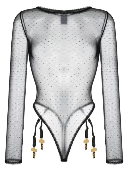 Body Maison Close plasă negru
