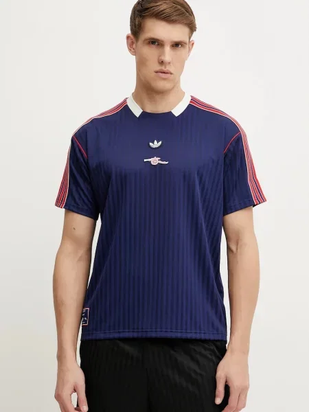 Тениска adidas Originals Arsenal FC тъмносиньо с десен синьо