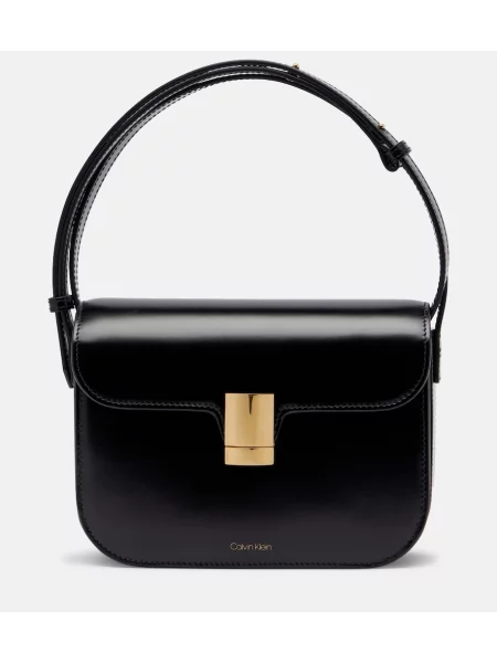 Geantă Calvin Klein Collection din piele negru