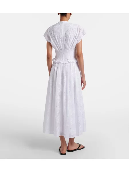 Rochie midi Tory Burch alb