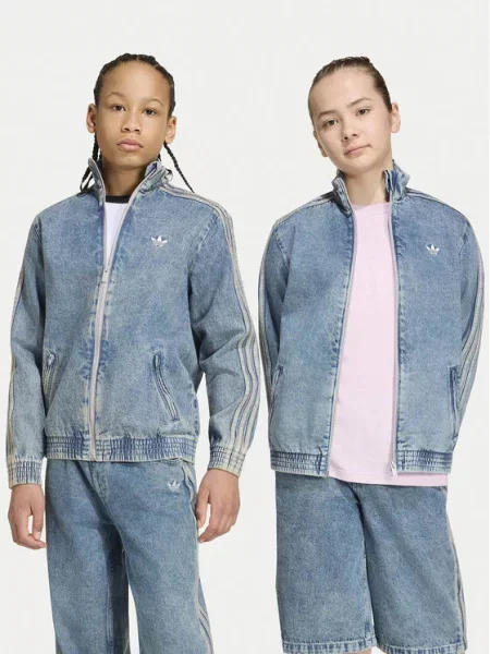 Jeansová bunda adidas modrá