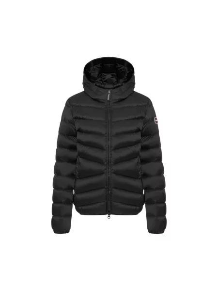 Lniana kurtka puchowa Colmar czarna