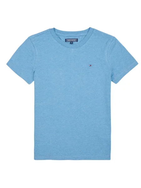 Tommy Hilfiger T-shirt Basic Cn Knit S D Svijetloplava plava