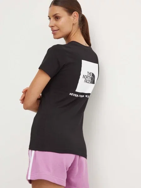 Tričko The North Face W S/S Redbox Slim Tee černá