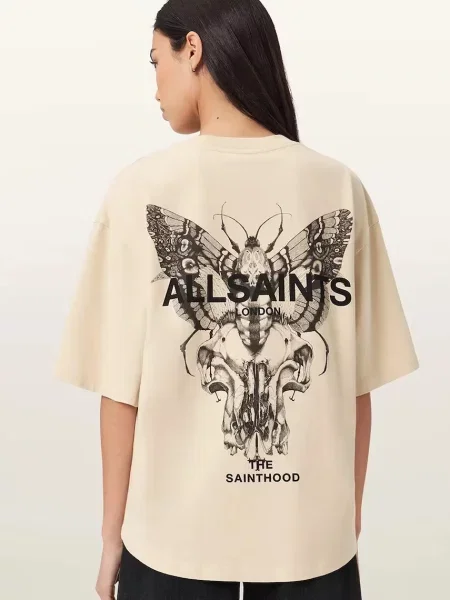 AllSaints tricou din HALIS bej
