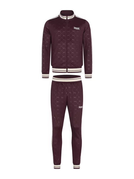 LONSDALE Trenirka za tek Ashwell krvavo rdeča / vinsko rdeča bela