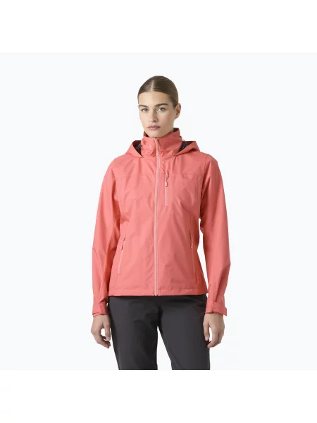 Geacă de navigație pentru femei Helly Hansen Crew Hooded sunset pink roz
