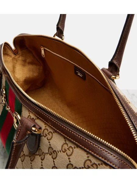 Geantă Gucci din canvas mari bej