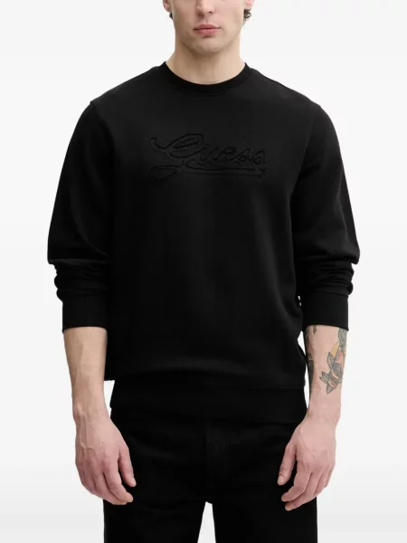 Hanorac Guess cu autograf negru