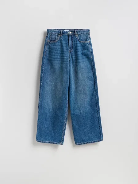 Reserved Джинси wide leg comfort синій