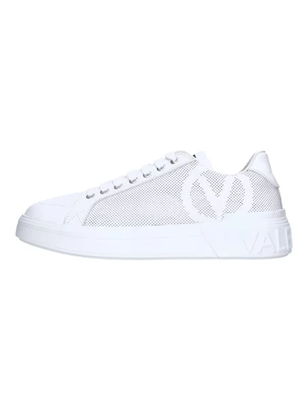 Lniane sneakersy Valentino By Mario Valentino białe