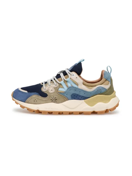 Sneakersy Flower Mountain w kwiatki niebieskie