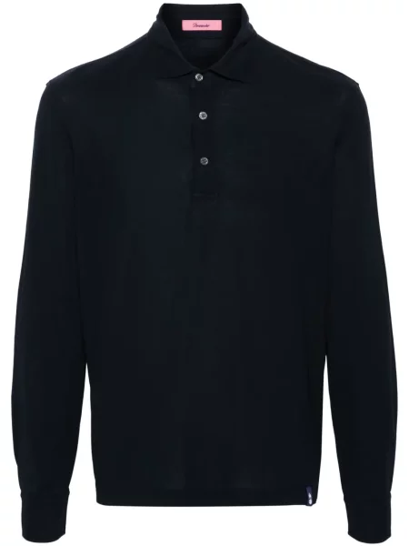 Gulerat tricou polo Drumohr albastru