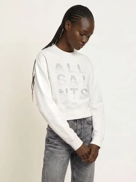 AllSaints bluza STACKS biała