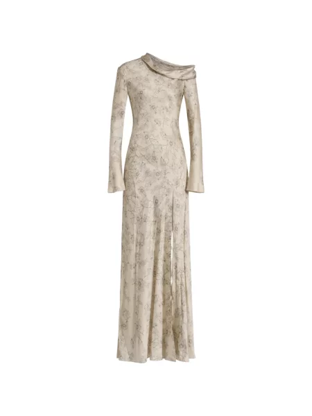 Rochie Alberta Ferretti cu model floral cu imagine