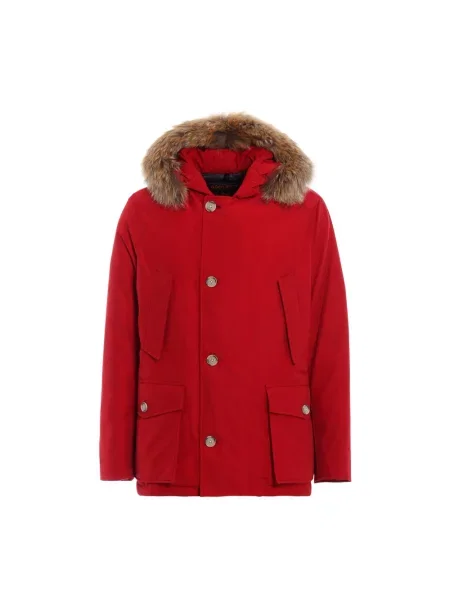 Parka Woolrich czerwona
