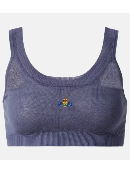 Haftowany top Vivienne Westwood szary