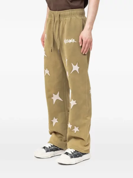 Pantaloni Kidsuper alergare verde