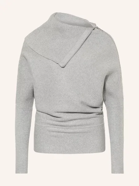 Reiss Sweter Leena grau szary