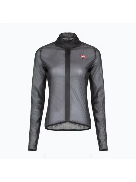 Дамско яке за колоездене Castelli Squall Shell W light black/silver grey черно