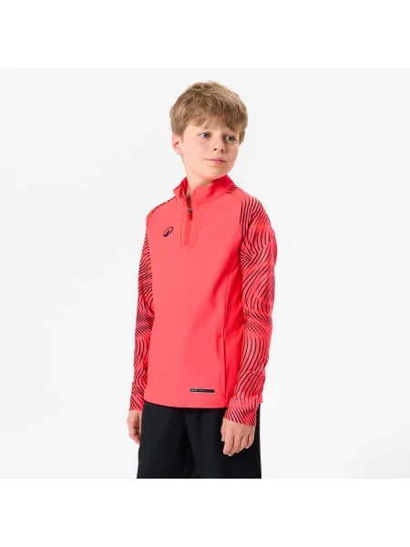 Bluza piłkarska krótki dla dzieci Kipsta Viralto Wavy Club różowa