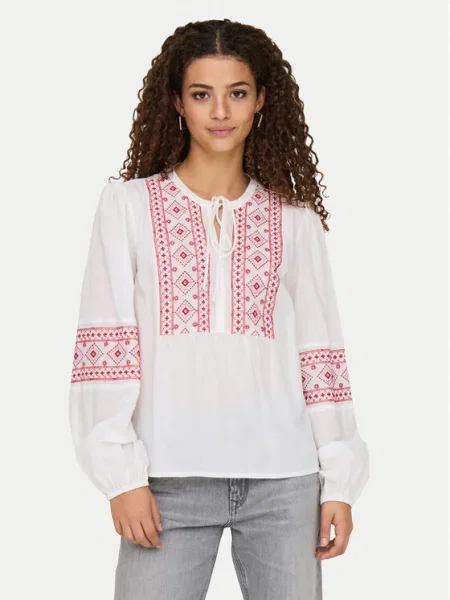 JDY Блуза Lulu бял