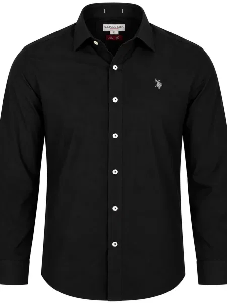 Polo majica Us Polo Assn crna