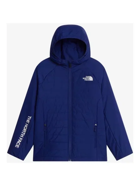 Kurtka z kapturem dziecięca The North Face Never Stop Synthetic elektryczny XS niebieski