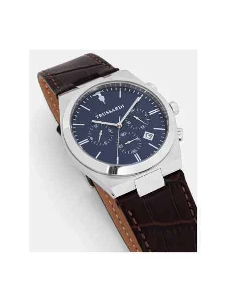 Trussardi zegarek T-MILANO brązowy