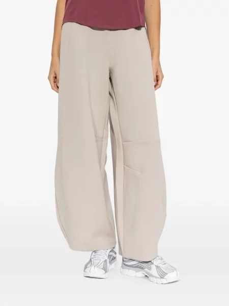 Leggings Nike alergare din fleece cu cordon albastru