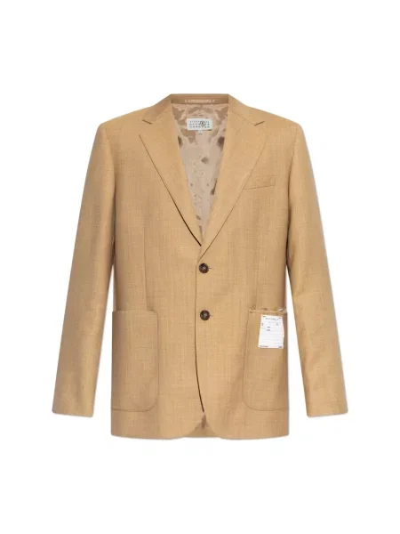 Marynarka Mm6 Maison Margiela wełniana brązowa