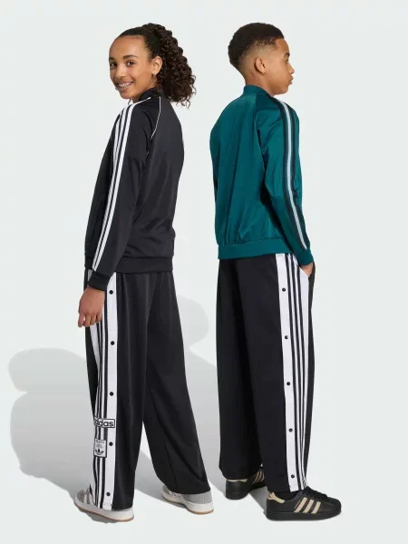Дитячі Повсякденні штани adidas Adicolor перероблений чорний