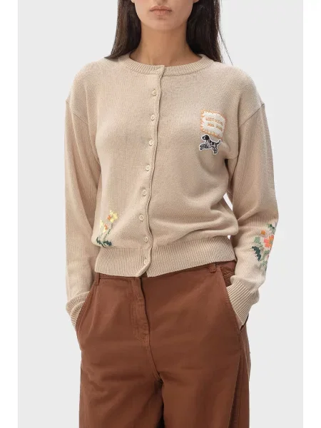 Светр Weekend Max Mara коричневий