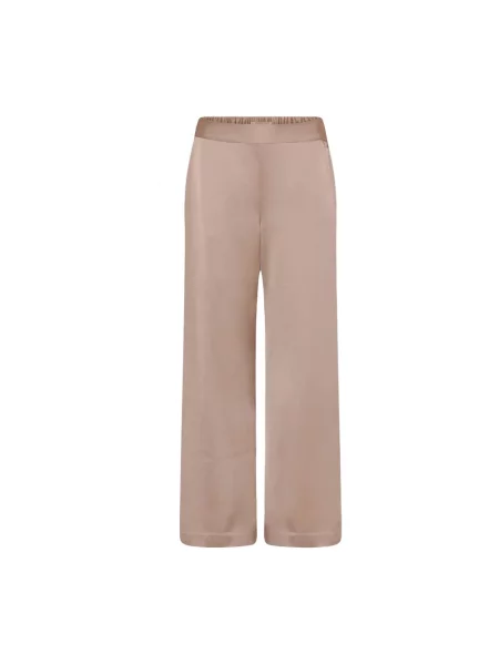 Szerokie spodnie Gustav brązowe