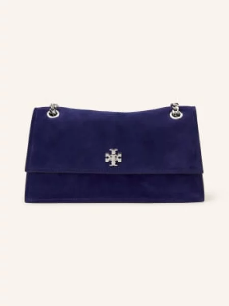 Tory Burch Taška Přes Rameno Kira tmavě / stříbrná modrá