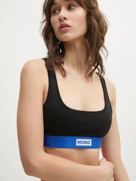 Podprsenka Hugo Blue TWIN BLUE BRALETTE černá
