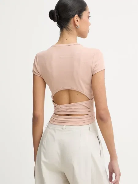 Diesel női crop top bézs